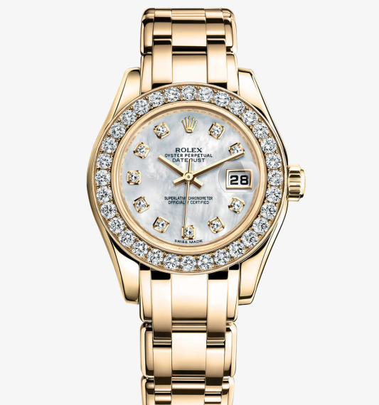 Rolex 80298-0070 pris Lady-Datejust Pearlmaster