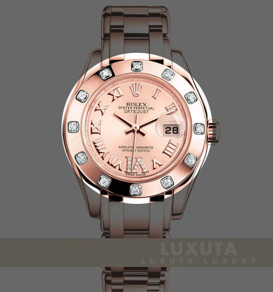 Rolex mostradores 80315-0012 Lady-Datejust Pearlmaster