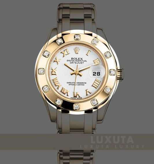 Rolex ringa 80318-0054 Lady-Datejust Pearlmaster