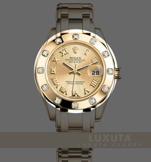 Rolex mostradores 80318-0060 Lady-Datejust Pearlmaster