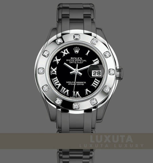 Rolex mostradores 80319-0108 Lady-Datejust Pearlmaster